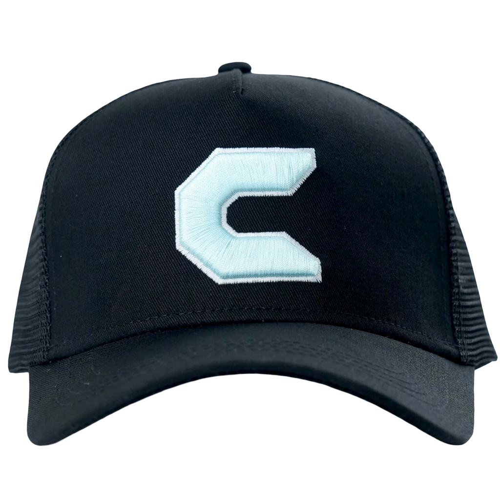 C CAP SKY BLUE LOGO